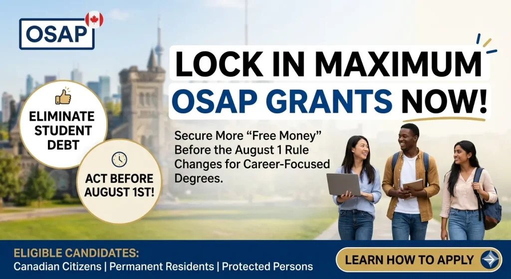 Maximum OSAP Grants